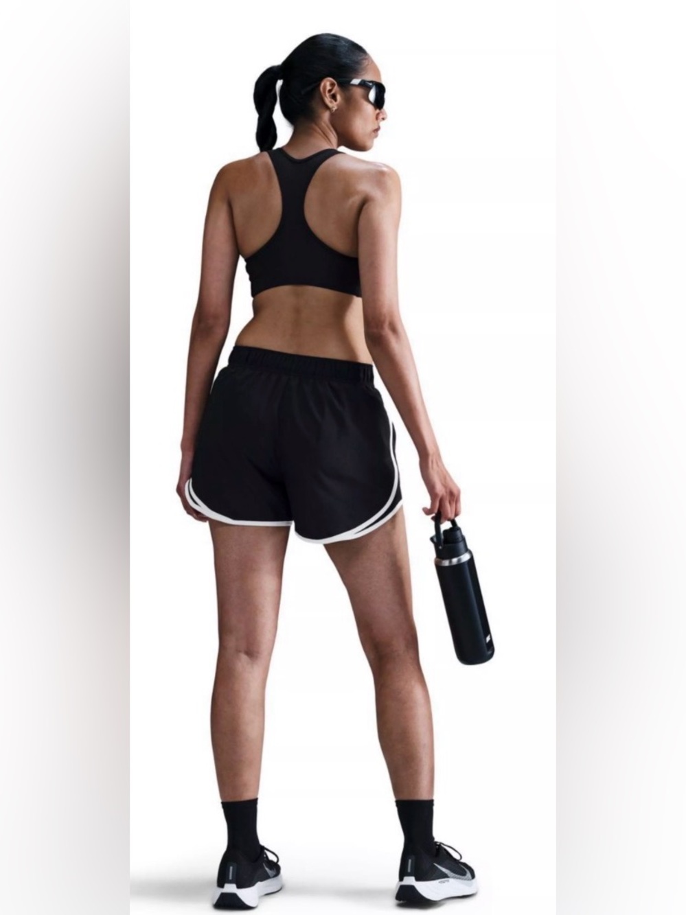 Nike Running Shorts with White Trim - Picture 3 of 5